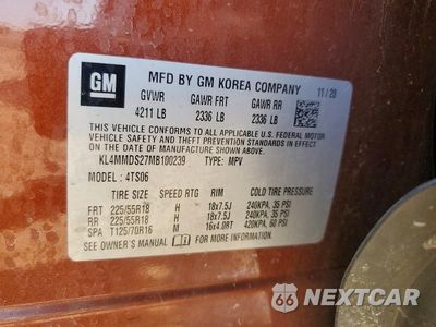 Zdjęcie 13 z 13 samochodu: 2021 BUICK ENCORE GX SELECT VIN:KL4MMDS27MB100239 - miniatura