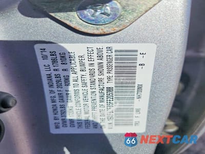 Zdjęcie 13 z 13 samochodu: 2015 HONDA CIVIC EX VIN:19XFB2F85FE205388 - miniatura
