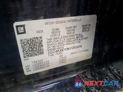 Zdjęcie 12 z 12 samochodu: 2019 CHEVROLET SILVERADO K3500 LTZ VIN:1GC4KXEY3KF265806 - miniatura