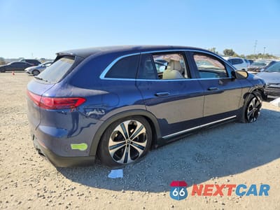 Trzecie zdjęcie samochodu z tyłu: 2023 MERCEDES-BENZ EQS SUV 450+ VIN:4JGDM2DB1PA007004 - miniatura