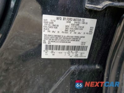 Zdjęcie 13 z 13 samochodu: 2014 FORD EDGE SEL VIN:2FMDK3JCXEBB36398 - miniatura