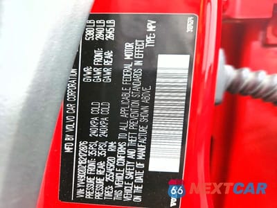 Zdjęcie 12 z 12 samochodu: 2011 VOLVO XC60 T6 VIN:YV4902DZ1B2172876 - miniatura