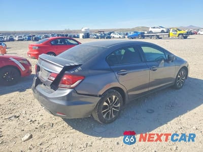 Trzecie zdjęcie samochodu z tyłu: 2015 HONDA CIVIC EX VIN:19XFB2F83FE211609 - miniatura