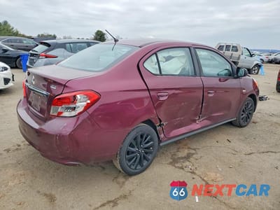 Trzecie zdjęcie samochodu z tyłu: 2020 MITSUBISHI MIRAGE G4 SE VIN:ML32F4FJ9LHF00510 - miniatura