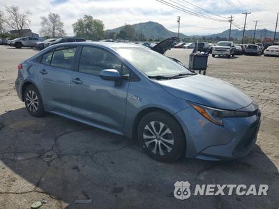 Czwarte zdjęcie samochodu z boku: 2021 TOYOTA COROLLA HYBRID LE VIN:JTDEAMDE5MJ002133 - miniatura