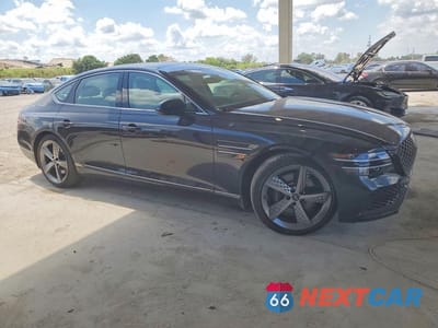 Czwarte zdjęcie samochodu z boku: 2024 GENESIS G80 3.5T SPORT VIN:KMTGB4SD8RU217206 - miniatura