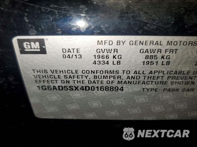 Zdjęcie 14 z 14 samochodu: 2013 CADILLAC ATS PERFORMANCE VIN:1G6AD5SX4D0168894 - miniatura