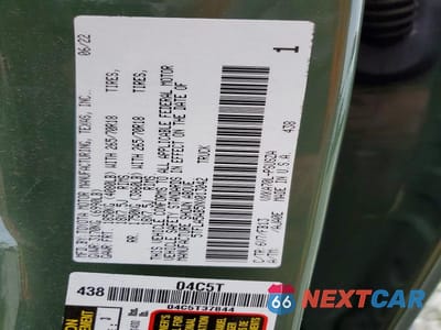 Zdjęcie 12 z 12 samochodu: 2022 TOYOTA TUNDRA SR5 VIN:5TFLA5AB5NX013042 - miniatura