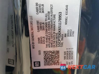 Zdjęcie 12 z 12 samochodu: 2025 CHEVROLET COLORADO Z71 VIN:1GCPTDEK6S1178953 - miniatura