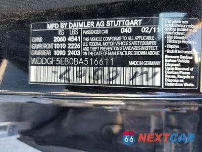 Zdjęcie 12 z 12 samochodu: 2011 MERCEDES-BENZ C 300 VIN:WDDGF5EB0BA516611 - miniatura