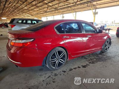 Trzecie zdjęcie samochodu z tyłu: 2016 HONDA ACCORD SPORT VIN:1HGCR2F54GA148501 - miniatura