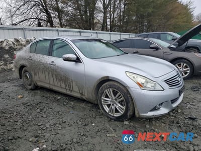 Czwarte zdjęcie samochodu z boku: 2010 INFINITI G37 BASE VIN:JN1CV6AP8AM408644 - miniatura