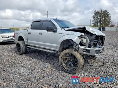 Czwarte zdjęcie samochodu z boku: 2016 FORD F150 SUPERCREW VIN:1FTEW1EF3GKF02667 - miniatura