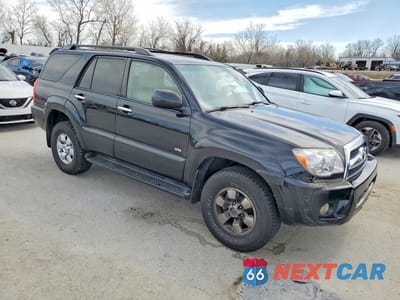 Czwarte zdjęcie samochodu z boku: 2007 TOYOTA 4RUNNER SR5 VIN:JTEZT14R278012302 - miniatura