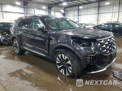 Czwarte zdjęcie samochodu z boku: 2025 FORD EXPLORER PLATINUM VIN:1FMUK8HH3SGC04155 - miniatura