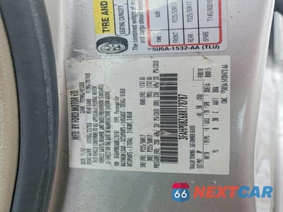 Zdjęcie 12 z 12 samochodu: 2008 FORD FUSION SEL VIN:3FAHP08Z68R178787 - miniatura