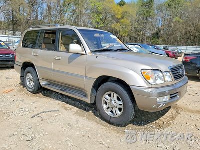 Czwarte zdjęcie samochodu z boku: 2001 LEXUS LX 470 BASE VIN:JTJHT00W213501936 - miniatura