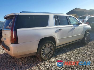 Trzecie zdjęcie samochodu z tyłu: 2019 CADILLAC ESCALADE ESV PLATINUM VIN:1GYS4KKJ6KR157958 - miniatura