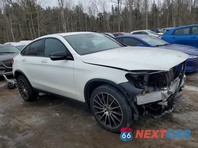 Czwarte zdjęcie samochodu z boku: 2019 MERCEDES-BENZ GLC COUPE 300 4MATIC VIN:WDC0J4KB5KF639231 - miniatura