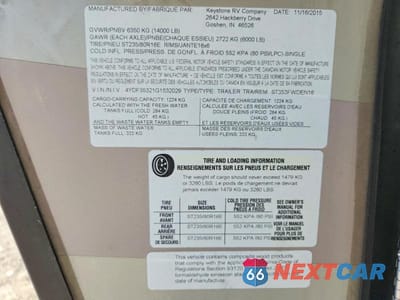 Zdjęcie 10 z 10 samochodu: 2016 KEYSTONE SPRINTER CAMPER VIN:4YDF35321G1532029 - miniatura