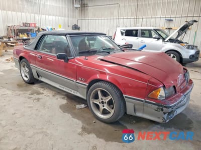 Czwarte zdjęcie samochodu z boku: 1990 FORD MUSTANG GT VIN:1FACP45E5LF113616 - miniatura