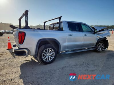 Trzecie zdjęcie samochodu z tyłu: 2020 GMC SIERRA K1500 SLT VIN:3GTU9DEDXLG444660 - miniatura