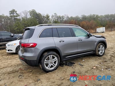 Trzecie zdjęcie samochodu z tyłu: 2023 MERCEDES-BENZ GLB 250 4MATIC VIN:W1N4M4HB1PW335321 - miniatura