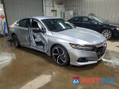 Czwarte zdjęcie samochodu z boku: 2022 HONDA ACCORD SPORT VIN:1HGCV1F32NA110282 - miniatura