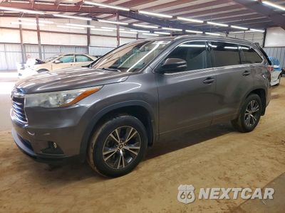 2016 TOYOTA HIGHLANDER XLE 5TDJKRFH0GS332740 - główne zdjęcie licytacji z USA - miniatura