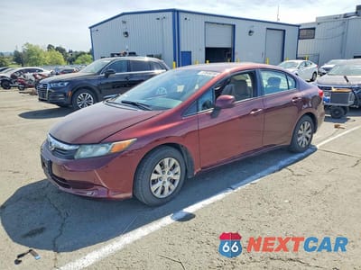 2012 HONDA CIVIC LX 19XFB2F59CE365629 - główne zdjęcie licytacji z USA - miniatura