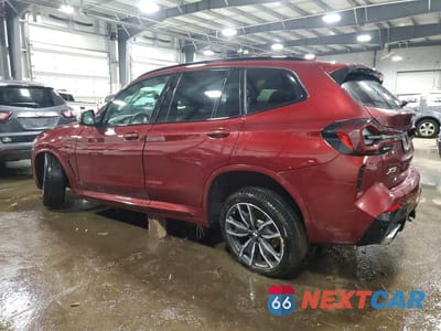 Drugie zdjęcie samochodu z przodu: 2023 BMW X3 XDRIVE30I VIN:5UX53DP03P9R94321 - miniatura