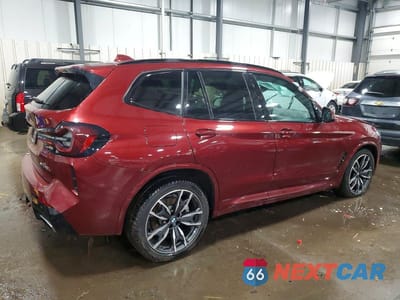 Trzecie zdjęcie samochodu z tyłu: 2023 BMW X3 XDRIVE30I VIN:5UX53DP03P9R94321 - miniatura