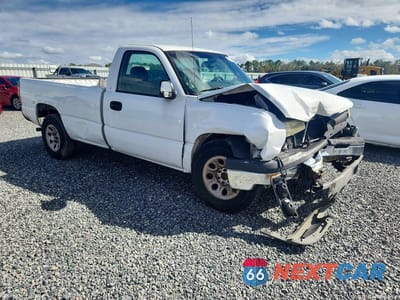 Czwarte zdjęcie samochodu z boku: 2005 CHEVROLET SILVERADO C1500 VIN:1GCEC14V35E273730 - miniatura