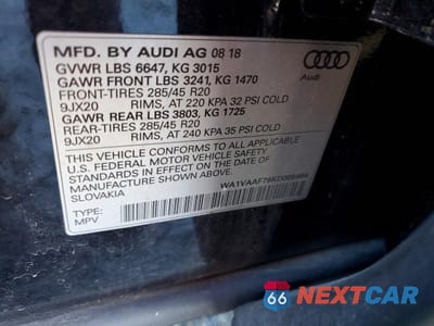 Zdjęcie 13 z 14 samochodu: 2019 AUDI Q7 PRESTIGE VIN:WA1VAAF76KD005464 - miniatura