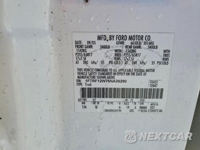 Zdjęcie 13 z 13 samochodu: 2006 FORD F150 VIN:1FTRF12W76NA39290 - miniatura