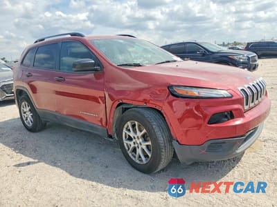 Czwarte zdjęcie samochodu z boku: 2017 JEEP CHEROKEE SPORT VIN:1C4PJLAB4HW547987 - miniatura