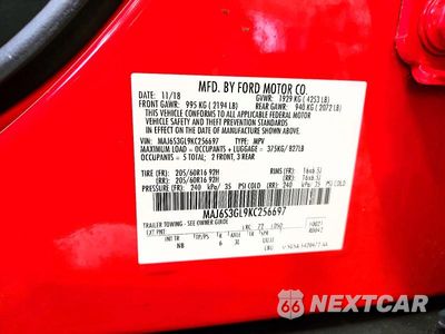 Zdjęcie 13 z 13 samochodu: 2019 FORD ECOSPORT SE VIN:MAJ6S3GL9KC256697 - miniatura