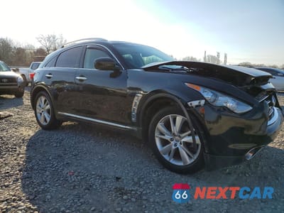 Czwarte zdjęcie samochodu z boku: 2013 INFINITI FX37 BASE VIN:JN8CS1MU1DM142256 - miniatura
