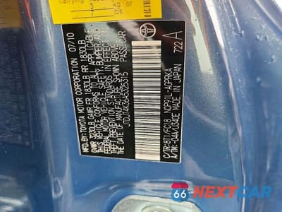 Zdjęcie 13 z 13 samochodu: 2010 TOYOTA YARIS VIN:JTDJT4K36A5325315 - miniatura