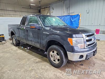 Czwarte zdjęcie samochodu z boku: 2014 FORD F150 SUPER CAB VIN:1FTFX1EF6EFB13710 - miniatura