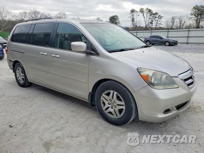 Czwarte zdjęcie samochodu z boku: 2007 HONDA ODYSSEY EXL VIN:5FNRL38777B451729 - miniatura