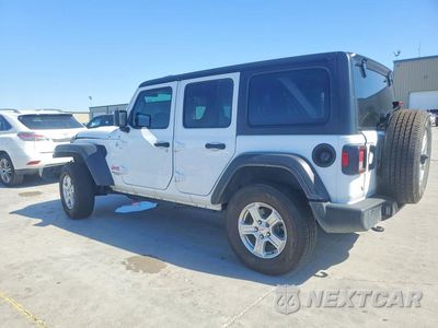 Drugie zdjęcie samochodu z przodu: 2020 JEEP WRANGLER UNLIMITED SPORT VIN:1C4HJXDG4LW340091 - miniatura