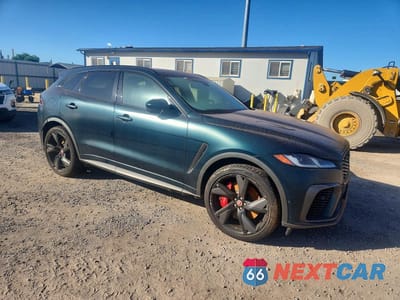 Czwarte zdjęcie samochodu z boku: 2022 JAGUAR F-PACE SVR VIN:SADCZ2EE0NA696240 - miniatura
