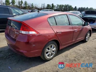 Trzecie zdjęcie samochodu z tyłu: 2010 HONDA INSIGHT EX VIN:JHMZE2H77AS003049 - miniatura