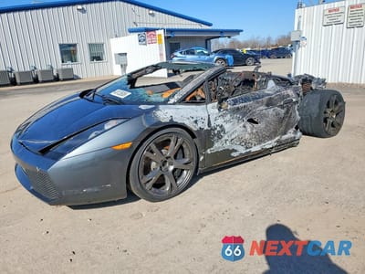 2007 LAMBORGHINI GALLARDO SPYDER ZHWGU22T37LA04553 - główne zdjęcie licytacji z USA - miniatura