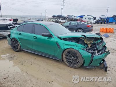Czwarte zdjęcie samochodu z boku: 2022 BMW M3 COMPETITION VIN:WBS43AY02NFM39278 - miniatura