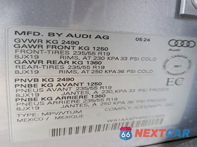 Zdjęcie 13 z 13 samochodu: 2024 AUDI Q5 KOMFORT 45 VIN:WA1AAAFY4R2112624 - miniatura