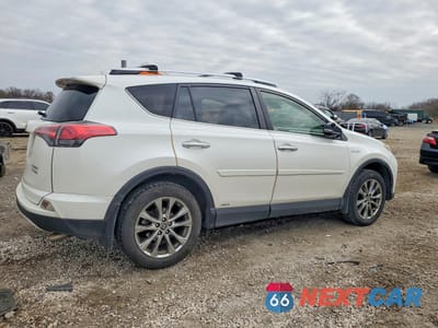Trzecie zdjęcie samochodu z tyłu: 2016 TOYOTA RAV4 HYBRID LIMITED VIN:JTMDJREV0GD035311 - miniatura