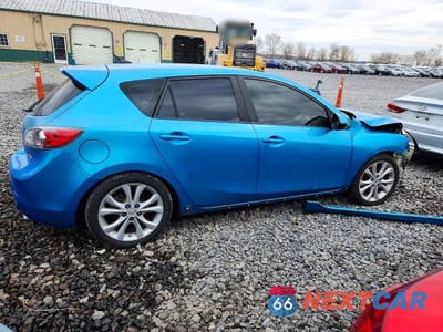 Trzecie zdjęcie samochodu z tyłu: 2010 MAZDA 3 S VIN:JM1BL1H58A1185416 - miniatura