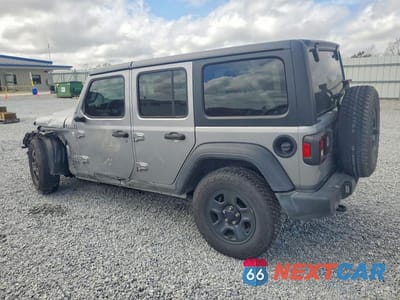 Drugie zdjęcie samochodu z przodu: 2018 JEEP WRANGLER UNLIMITED SPORT VIN:1C4HJXDG2JW141294 - miniatura